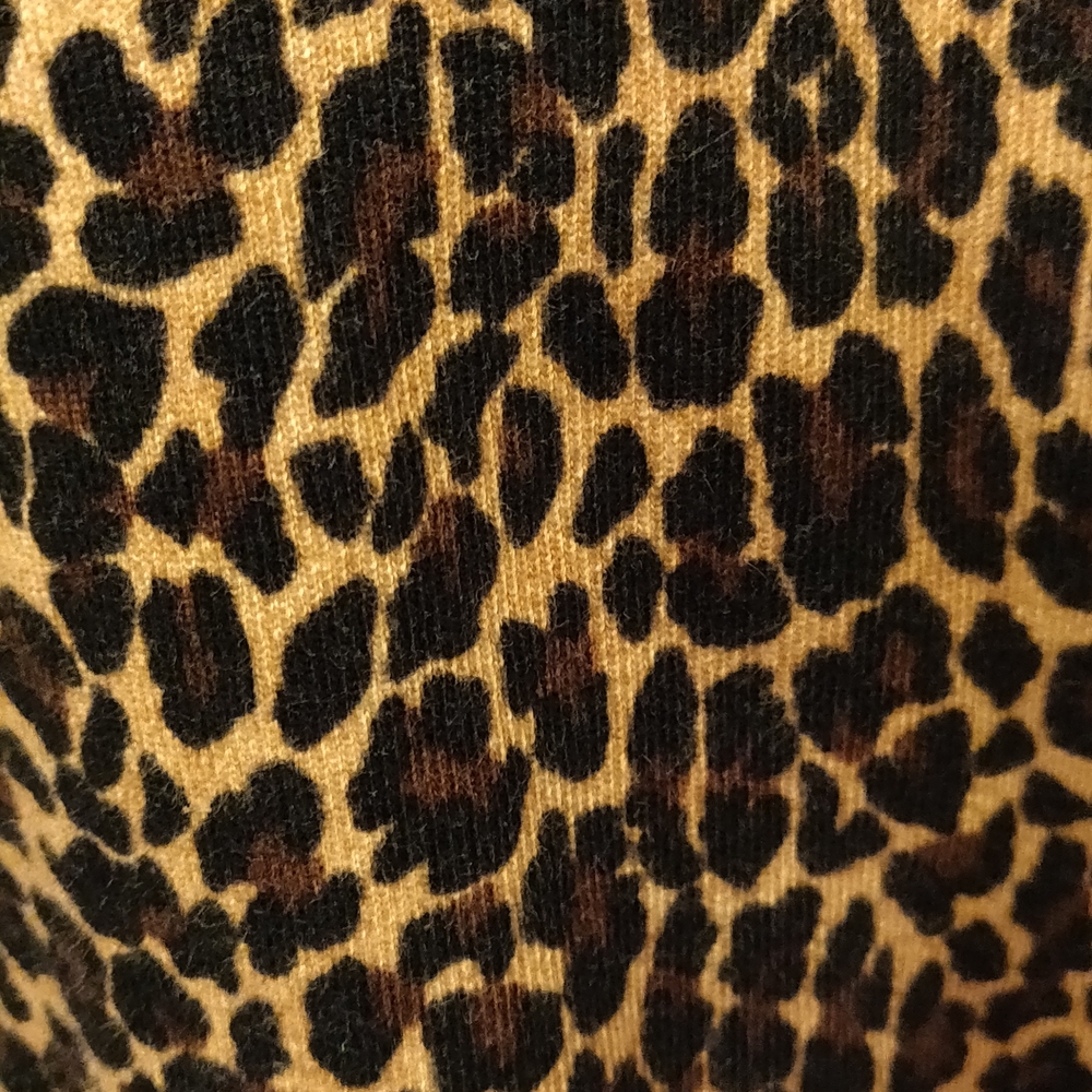 J. Crew Classic Leopard Print Sweatshirt - Picture 3 of 13